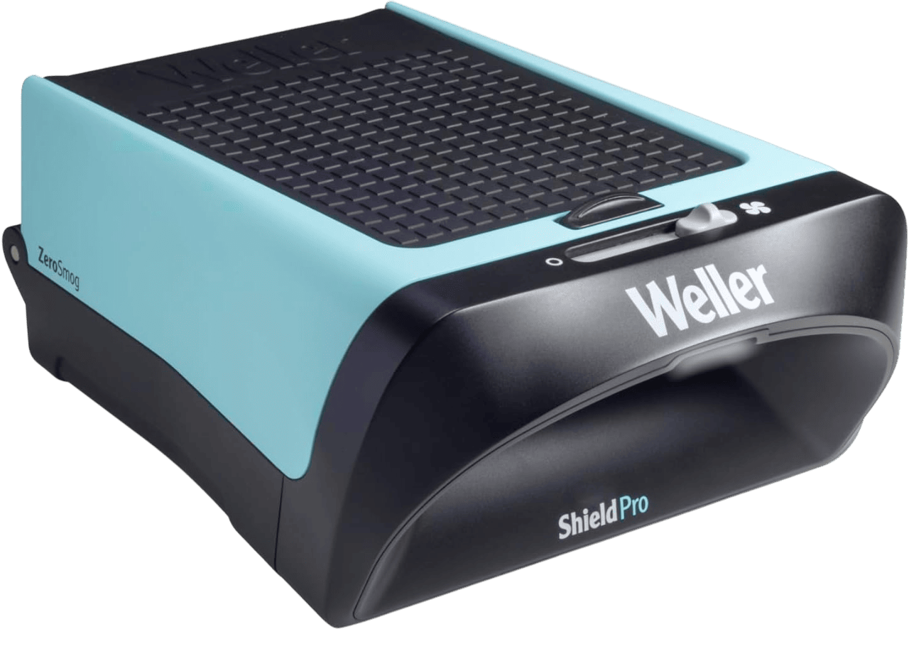 Extractor de humos Weller, equipo de prueba para seguridad en entornos industriales