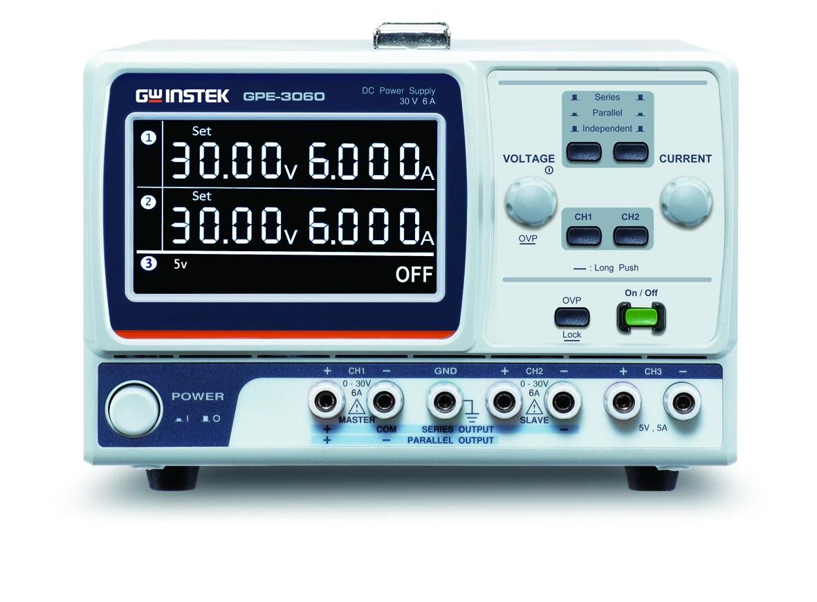 "Imagen del equipo GPE-3060/6030 GW Instek"